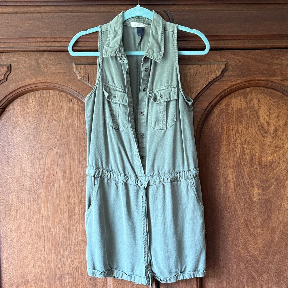 Olive Green Romper